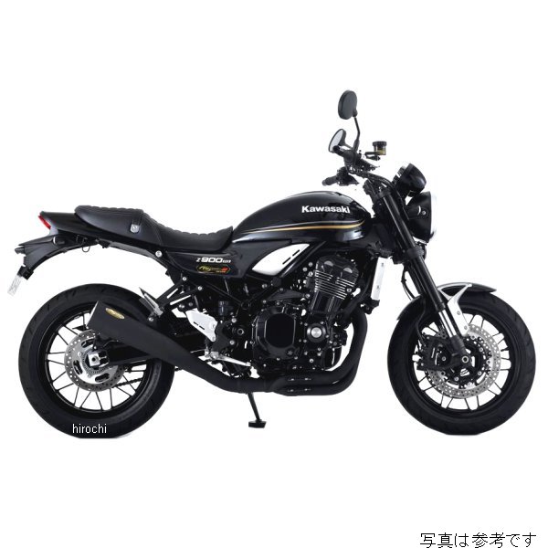 メガホン サイレンサー 機械曲げSUS フルエキゾースト 18年-19年 Z900RS 耐熱黒