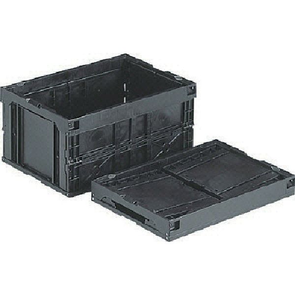 NO.551280  折りたたみコンテナー 551280 オリコン40B(BK)(導電)