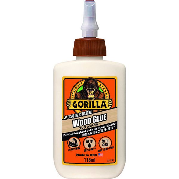 木工用強力接着剤 ゴリラ ウッドグルー 118ml