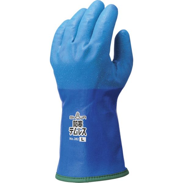 防寒手袋 No282防寒テムレス ブルー Lサイズ