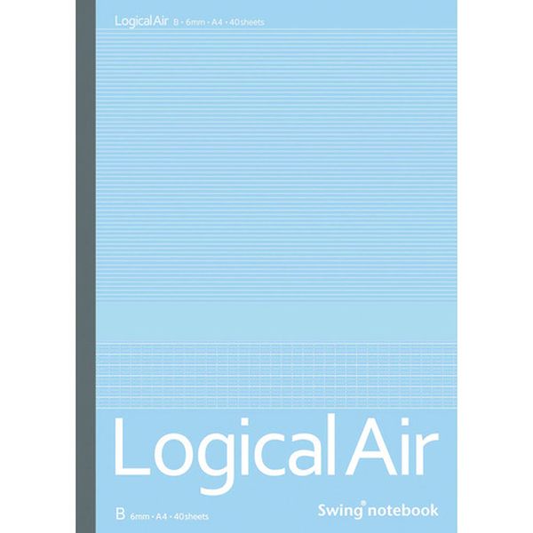 ロジカル・エアーノートB罫/A4/40枚