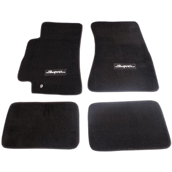 フロアマット - 96-02 トヨタ Supra (Supra Logo) - 4pc.