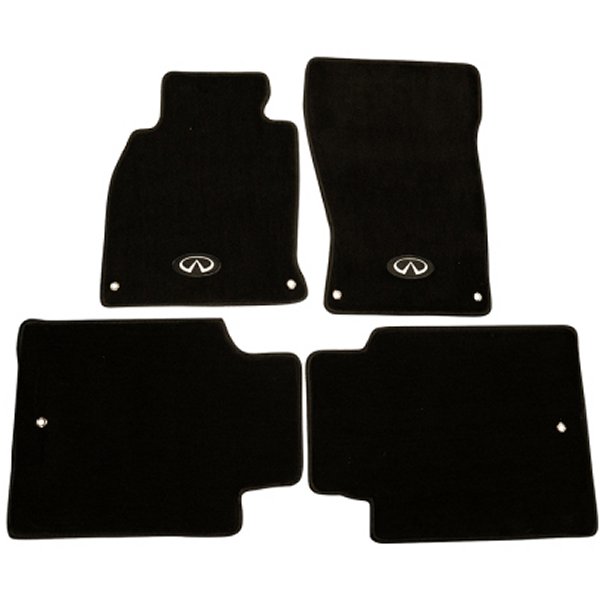 フロアマット - 13+ Infinity Q70 w/ Infiniti エンブレム Logo (4 pieces)