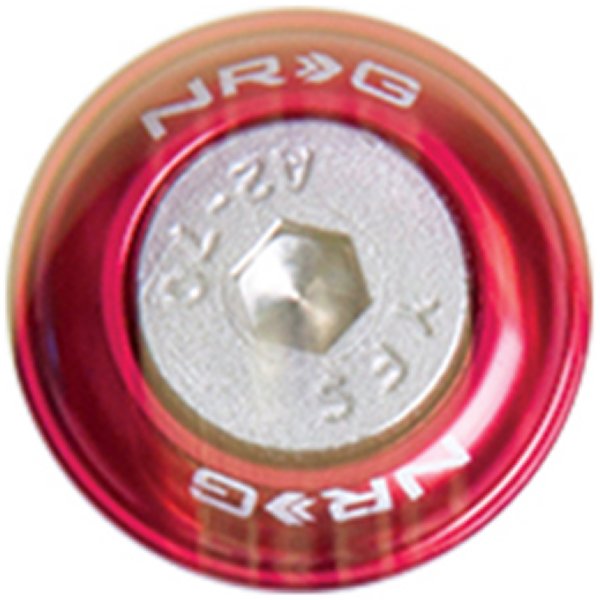 Fender Washer Kit w/Rivets For Metal (Red) - Set of 10