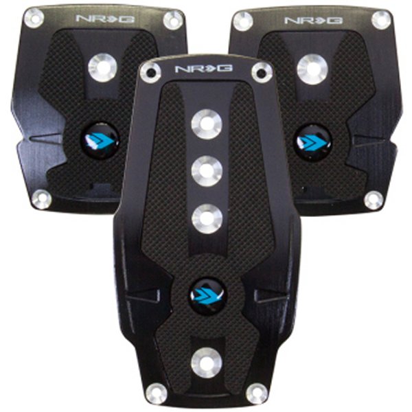 Brushed Aluminum Sport Pedal M/T ブラック w/ブラック Rubber Inserts