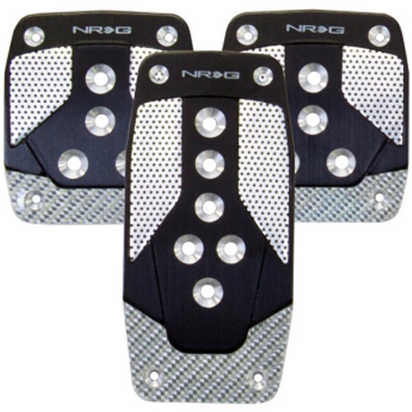 Aluminum Sport Pedal M/T ブラック w/Silver Carbon