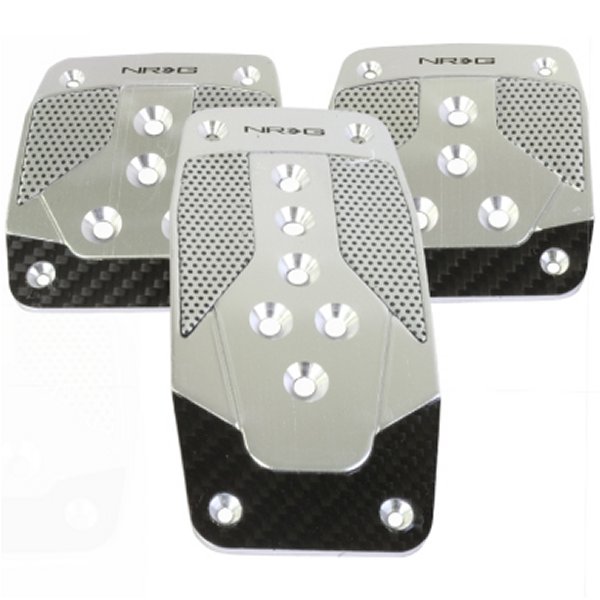 Aluminum Sport Pedal M/T - Silver w/ブラック Carbon