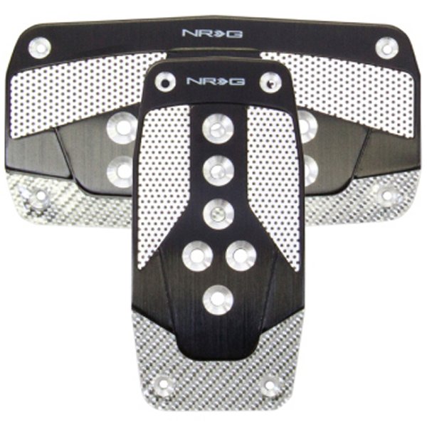 Aluminum Sport Pedal A/T ブラック w/Silver Carbon