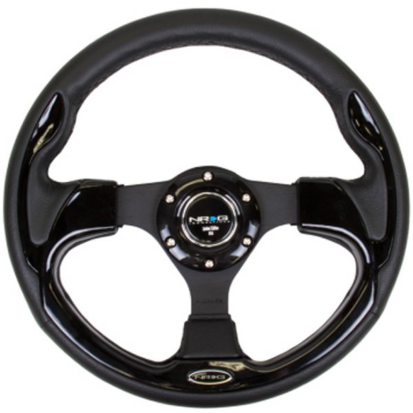 Reinforced ステアリングホイール (320mm) Blk w/グロスブラック Trim