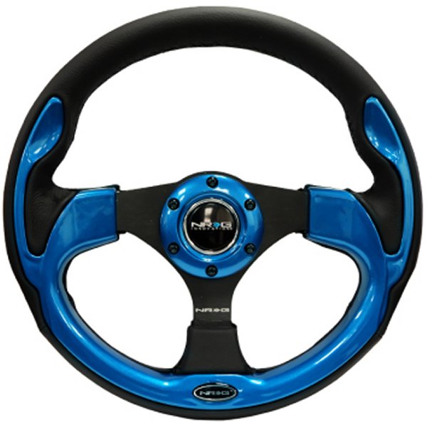 Reinforced ステアリングホイール (320mm) Blk w/Blue Trim