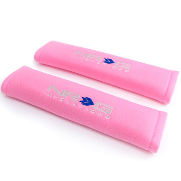シートベルトパッド 2.7in (Wide) X 11in - Pink (2 Piece) Short