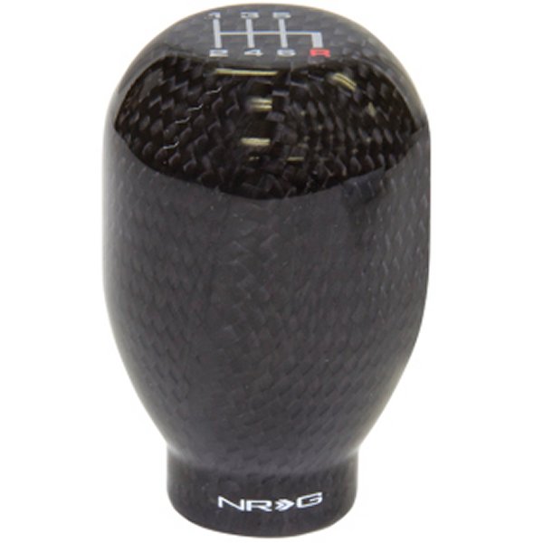 シフトノブ 42mm ブラック カーボンファイバー (5 Speed)