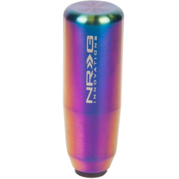 Universal ショート Shifter Knob - 3.5in. Length / Heavy Weight .85Lbs. - Multi Color/Neochrome
