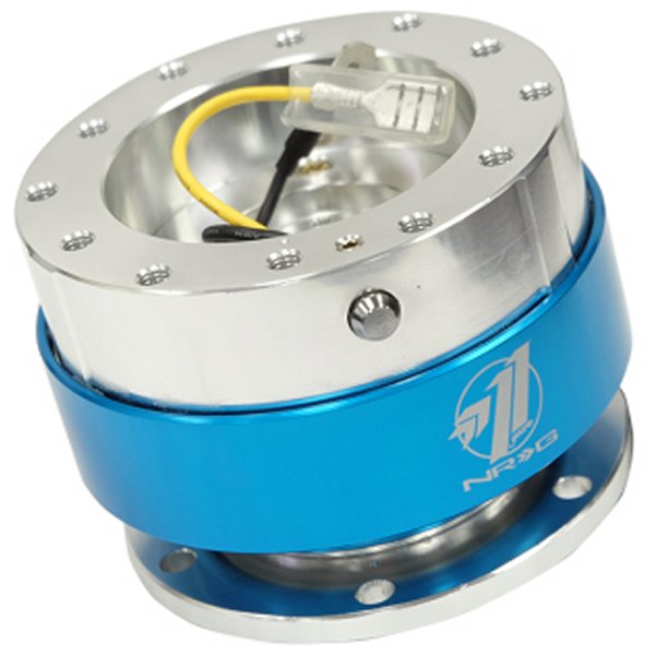 Quick Release ブラック Body/ Blue クローム Ring