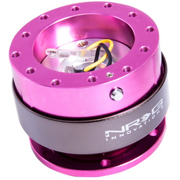 Quick Release Gen 2.0 - Pink Body / Titanium クローム Ring