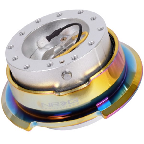 Quick Release Gen 2.8 - Silver ブラック Body / Neochrome Ring