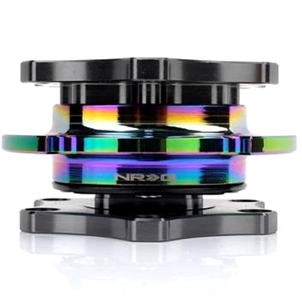 Quick Release SFI SPEC 42.1 - Gun Metal Body / Gold Shinny Ring