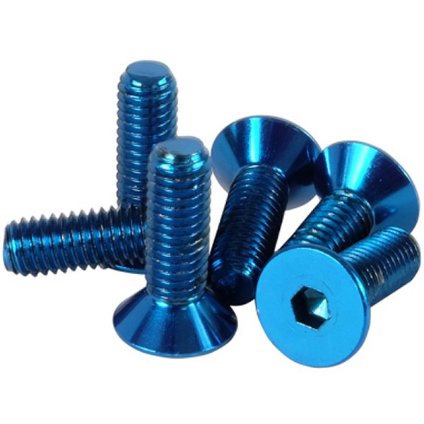 ステアリングホイール Screw Upgrade Kit (Conical) - Blue