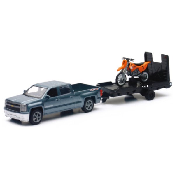 New Ray Toys Chevy シルバラード Pickup with Dirt Bike/ スケール-1:43