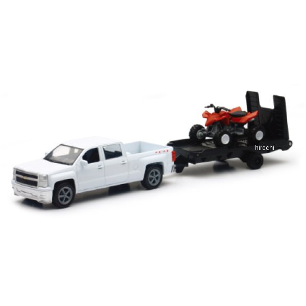 New Ray Toys Chevy シルバラード Pickup with ATV/ スケール-1:43