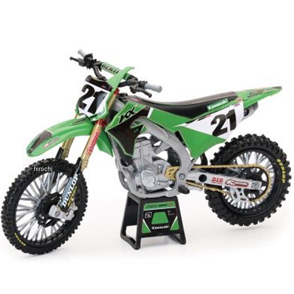 New Ray Toys カワサキ KX450F ファクトリーチーム (Jason Anderson) 1:12スケール