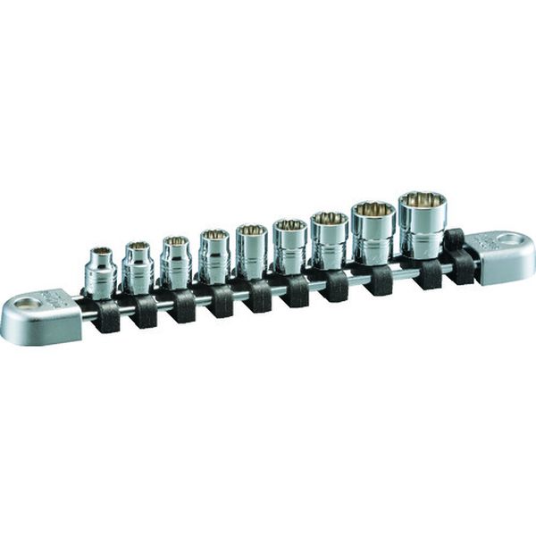 6.3ソケットセット(インチ・12角・9コ組)