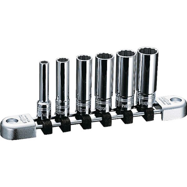 6.3sq.ディープソケットセット［6コ組］