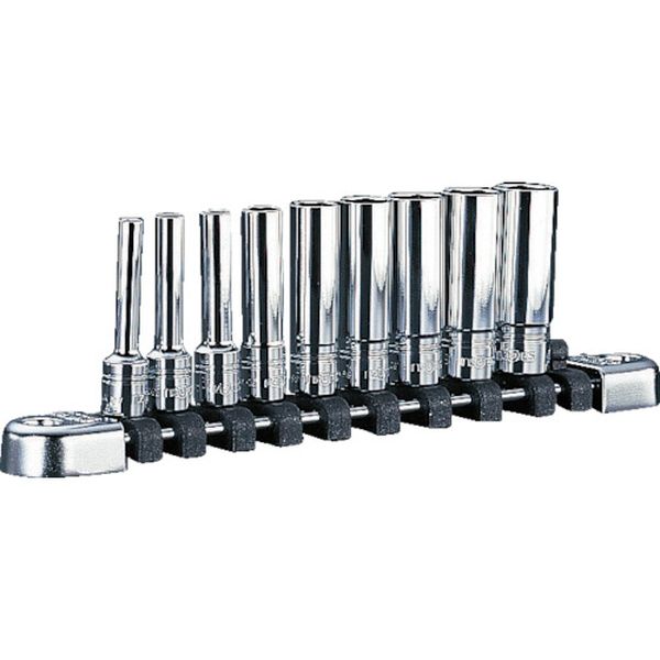 6.3sq.ディープソケットセット［9コ組］