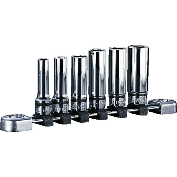 9.5sq.ディープソケットセット［6コ組］