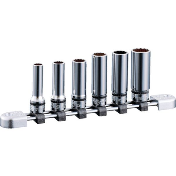 9.5sq.ディープソケットセット［6コ組］