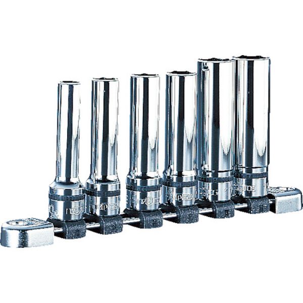 12.7sq.ディープソケットセット［6コ組］