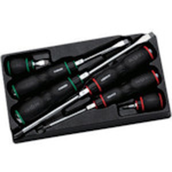 樹脂柄ドライバ混合セット［6本組］