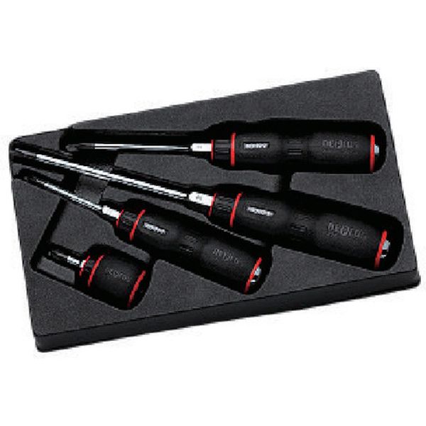 樹脂柄クロスドライバセット［4本組］