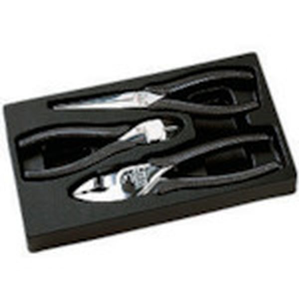 807-0594  プライヤ・ペンチ・ニッパセット［3本組］