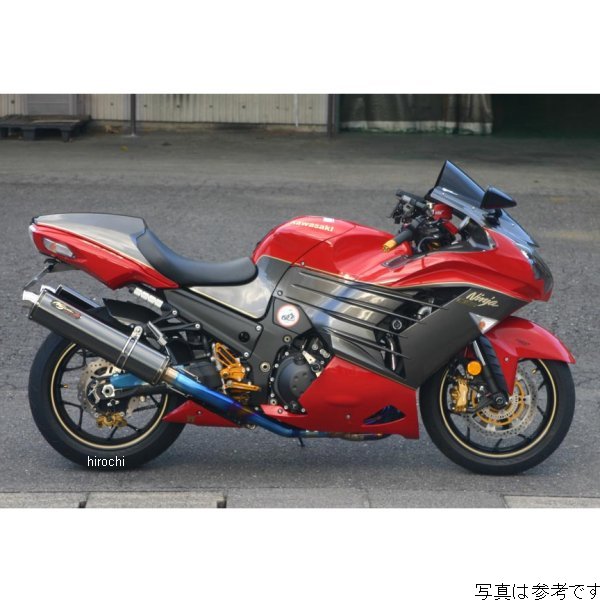DLCチタン フルエキゾースト 4-1-2SC 12年-15年 ZX-14R US