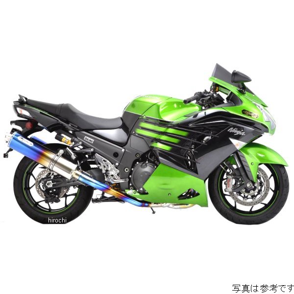 HEATチタン フルエキゾースト 4-1-2SC 12年-15年 ZX-14R US