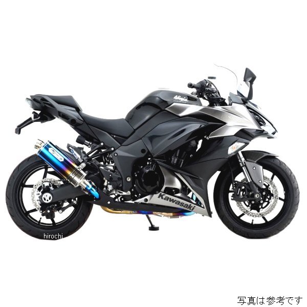 HEATチタン フルエキゾースト 4-1-2SC 17年-19年 Ninja1000ABS