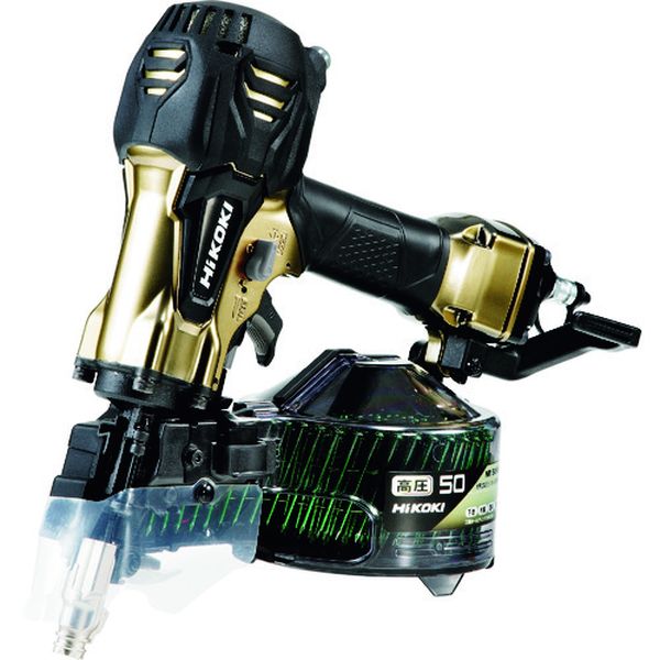 高圧ロール釘打機50mmハイゴールド パワー切替機構付