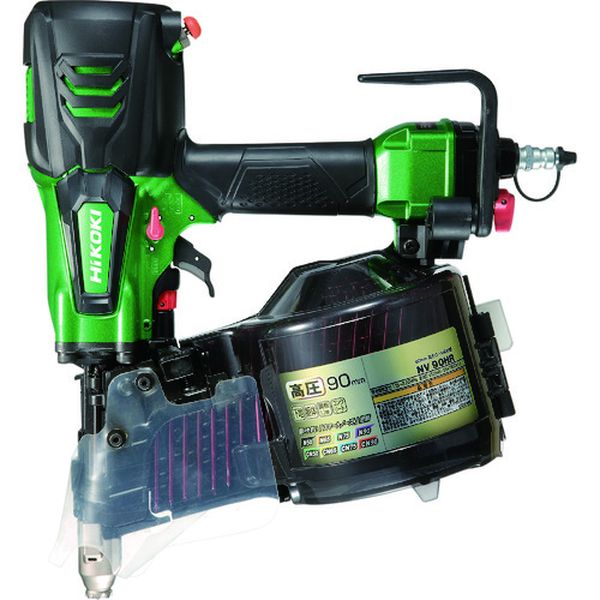 高圧ロール釘打機90mmメタリックグリーン