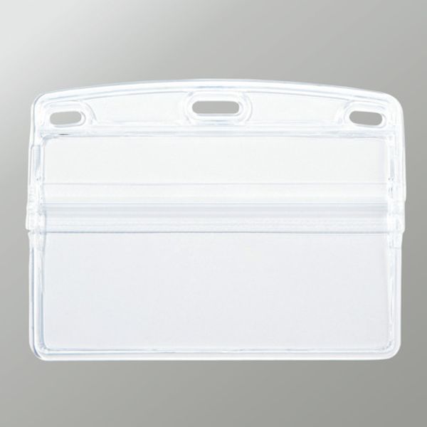 NX105P 113-1005  名札用ケース ソフトタイプ ヨコ名刺 1枚 