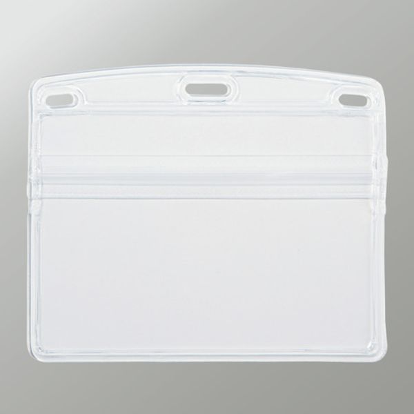 NX107P 113-0969  名札用ケース ソフトタイプ ヨコ特大 1枚 