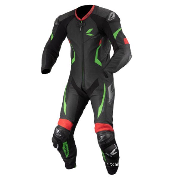 GP-WRX R307 レーシングスーツ 黒/緑