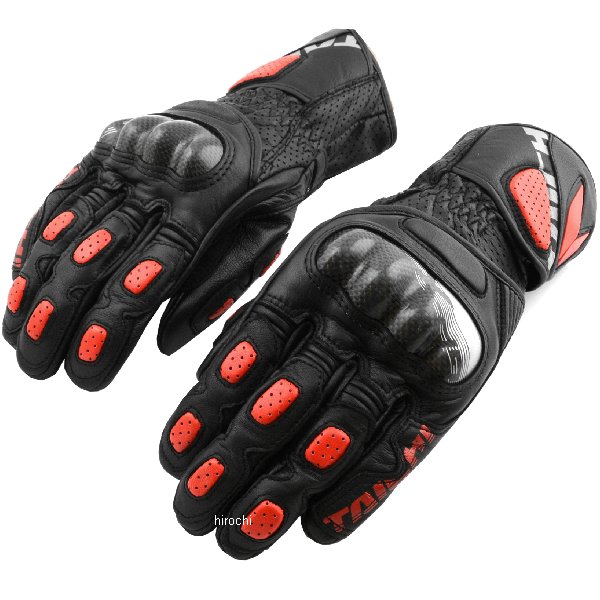 GP-X レーシング グローブ 黒/赤