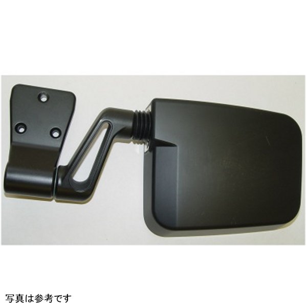 Door Mirror Black Left Side- 87-02 Jeep Wrangler