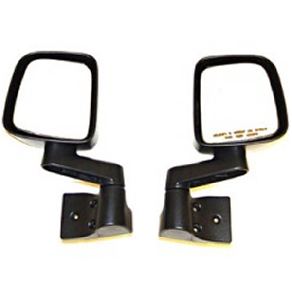 Door Mirror Kit Black- 87-06 Jeep Wrangler
