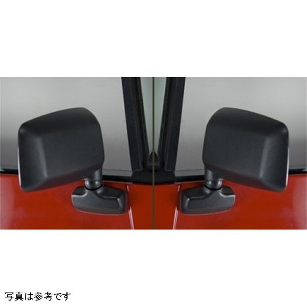 Door Mirror Kit Black- 87-95 Jeep Wrangler YJ