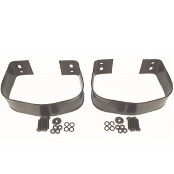 Rear Bumperettes Black 76-95 CJ & Wrangler YJ