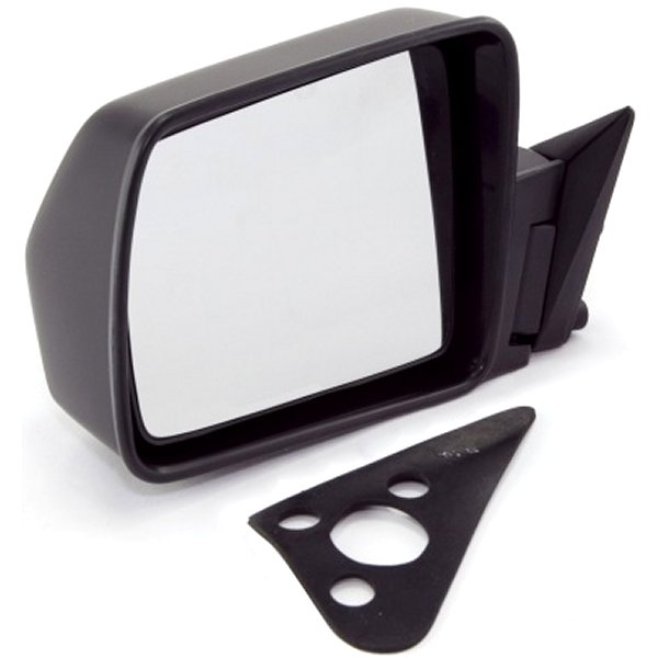 Black Manual Left Side Mirror 84-96 Cherokee (XJ)