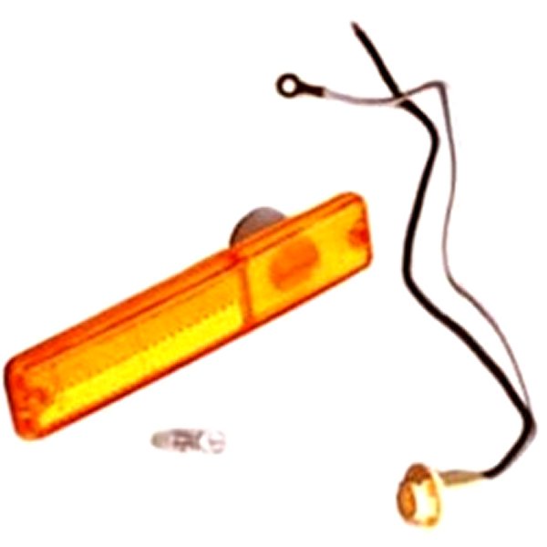 Side Marker Light Assembly Amber 72-86 Jeep CJ