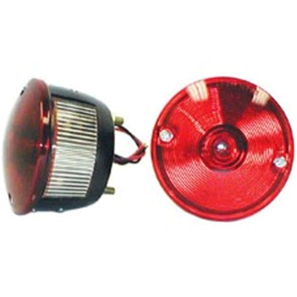 Left Round Tail Lamp 45-75 Willys CJ Models